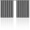 YedZen Outdoor Curtains with Grommet (Top＆Bottom), 1 Panel 100x84/254x213cm (WxL) Grey Curtains Waterproof Thermal Insulated Blackout Privacy Curtain for Gazebo Pergola Porch Pool Garden Patio