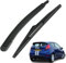 Ruolin Brazo Limpiaparabrisas Trasero y Escobillas Limpiaparabrisas, Juego de Cuchillas del Brazo del Limpiaparabrisas Trasero Compatible con Ford Fiesta 2008-2017