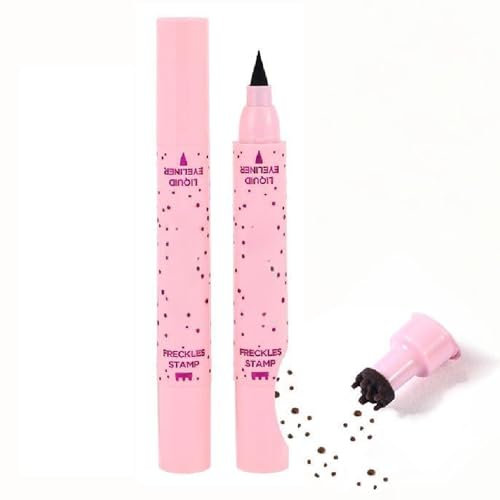 Stylo à double tête pour taches de rousseur naturelles, stylo eyeliner étanche à 5 points pour le maquillage des taches de rousseur sur le visage,MEDIUM2