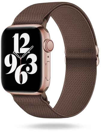 ONEFLOW Flex Loop Kompatibel mit Apple Armband Elastisch, Textil Stoff iWatch Armbänder Damen Herren Sport, Sportarmband Nylon Ersatz Watch Band Flexibel