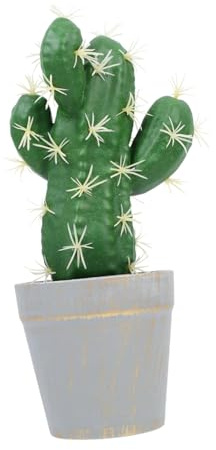 POPETPOP Mini Cactus Bonsai Artificiale in Vaso Pianta Finta Compatta per Decorazione Casa e Ufficio Simulazione Realistica di Piante Finte da Scrivania Adatta Soggiorno e Mensola
