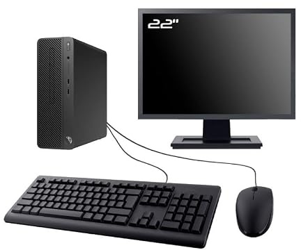 HP PC 290 G1 SFF Ecran 22 Intel I5-8400 RAM 32Go SSD 2To HDMI WiFi W11