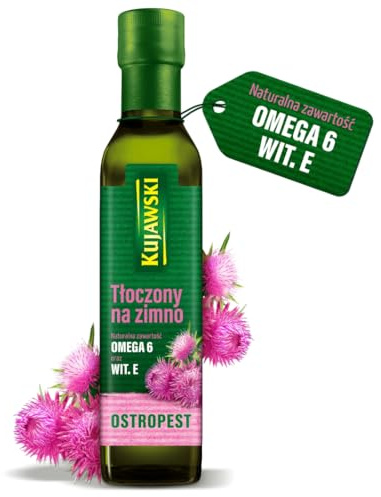 Kujawski Mariendistelöl kaltgepresst 250ml - Öl aus Mariendistel naturrein