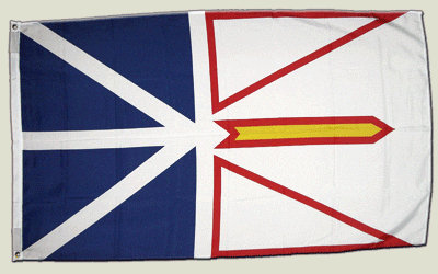 Flagge Kanada Neufundland und Labrador - 90 x 150 cm