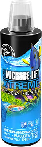 Wasseraufbereiter Aquarium 473 ml – macht Leitungswasser fischgerecht – entfernt Chlor, Ammoniak & Nitrit – bindet Schwermetalle – ideal bei Wasserwechsel & Neueinrichtung – ARKA Xtreme