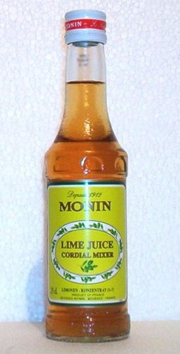 MONIN Lime Juice - Bar Mixer Sirup, 250 ml