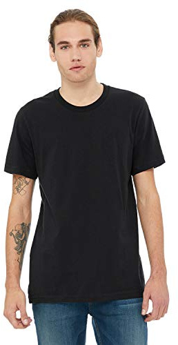 BELLA+CANVAS Unisex Jersey Short-Sleeve T-Shirt S Vintage Black