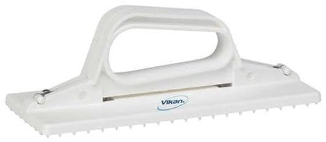 Vikan 55105 Hand Model Pad Holder, White, 235mm Length, 100mm Width, 80mm Height