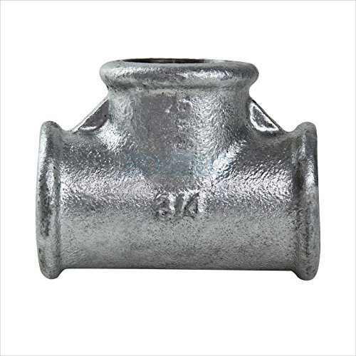 Stabilo-Sanitaer Rohr T-Stück 1 1/4 Zoll DN32 Abzweig Temperguss Fitting Gewindefitting Tempergussfitting Rohrfitting