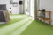 andiamo Teppichboden Izmir für Wohnzimmer und Kinderzimmer - Teppichboden Meterware zum Verlegen - Teppichbelag mit hoher Trittschalldämmung - weicher Teppichboden 400 x 500 cm Grün