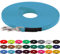LENNIE BioThane Schleppleine, 13mm, Hunde 15-25kg, 10m lang, ohne Handschlaufe, Cyan/Türkis, genäht