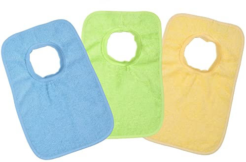Riesen-Schlupflätzchen 3er Set, blau, 30 x 45 cm