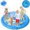 Peradix Tappetino Gioco d'Acqua per Bambini, (67 '' / 170 cm) Giocattoli Splash Play Mat all'Aperto Estate Giardino Piscina Gonfiabile per Neonati