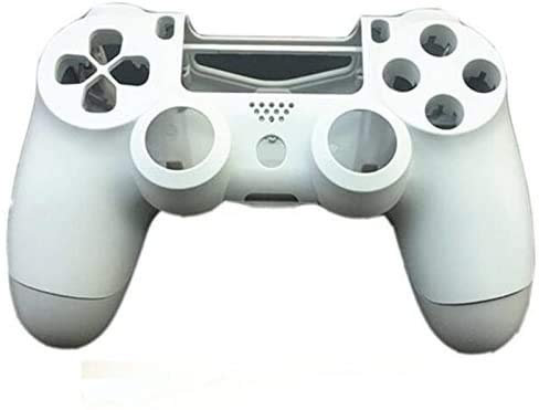 Vollgehäuse, Kunststoffhülle, Schutzhülle für PS4 JDM-001 Controller, Weiß / Grau
