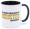 Du kannst mich auch mit Meister ansprechen Tasse Becher Glückwunsch Geschenk bestandene Prüfung Handwerksmeister Ausbildung Meisterprüfung 2024 2025 bestanden Meistergeschenk Keramik 330 ml
