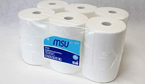 MSU Papel Higiénico Industrial Pasta Laminado, Pack 18 | Alta absorción, Compatible con dispensadores, Para oficinas, restaurantes y eventos, Pasta laminada