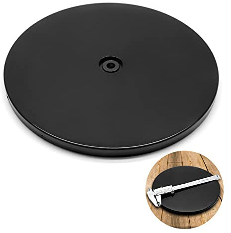 Jersvims - Plato giratorio de acrílico para mesa giratoria de 20,3 cm, organizador de mesa giratoria de 20,3 cm, para cocina, despensa, escritorio, especias, pasteles, decoración de galletas