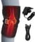MOFAJANG Heated Knee Pad, Knee Brace Heating Pad, 3 Heating Modes Knee Warmer Wrap for Arm Knee Joint, Come with Power Plug & USB Cable-1PC