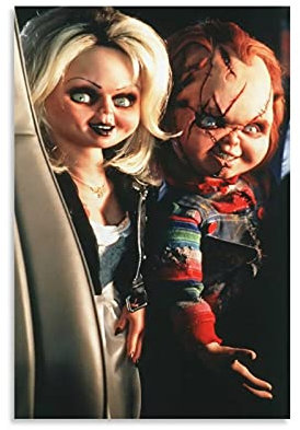 Horror-Filmposter Bride of Chucky, Leinwand-Kunst-Poster und Wandkunstdruck, modernes Familien-Schlafzimmer, Deko-Poster, 20 x 30 cm