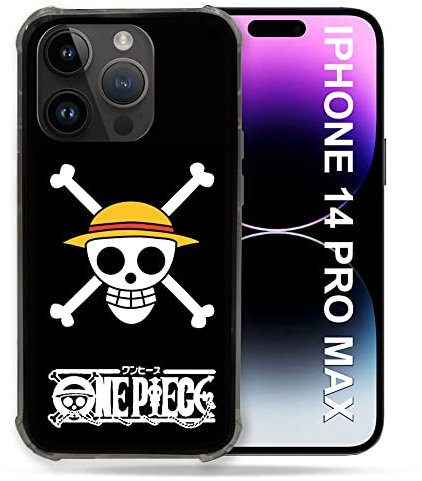 Cokitec Case for iPhone 14 Pro Plus (6.7) Manga One Piece Skull