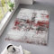 Taracarpet Kurzflor Teppich fürs Wohnzimmer Schlafzimmer und das Kinderzimmer Moderner Designerteppich TC-Fashion 6111 Vintage in rot 080x140 cm