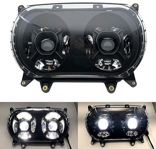 SANDDY Motorrad Scheinwerfer Für Road Glide FLTR 2017-2020 Scheinwerfer Lichter Motorrad Scheinwerfer Fahrlicht Scheinwerfer Montage
