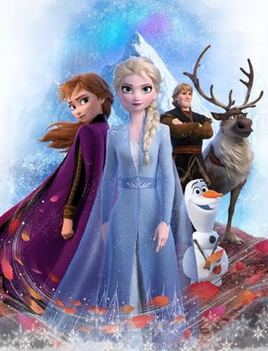 BrandMac Disney Frozen ELSA Anna Kuscheldecke 130 x 170 cm