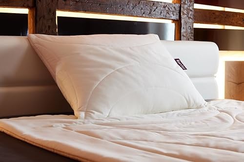 Goldeck Austria ECO Vital G-LOFT® Kopfkissen – Höhenverstellbar, 95°C Waschbar & Atmungsaktiv – Ergonomisch & Allergikerfreundlich (60x80 cm)