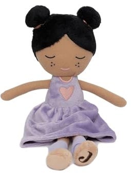 Jollein Stoffpuppe Kuschelpuppe - Doll Daisy - 100% Polyester - 32x10x6cm - Kuscheltier - Puppe