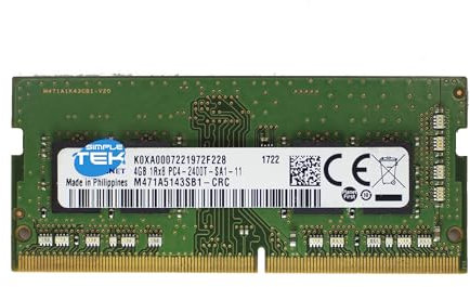 SIMPLETEK - 4GB DDR4 2400MHz Modulo Banco Memoria RAM SODIMM Notebook Laptop