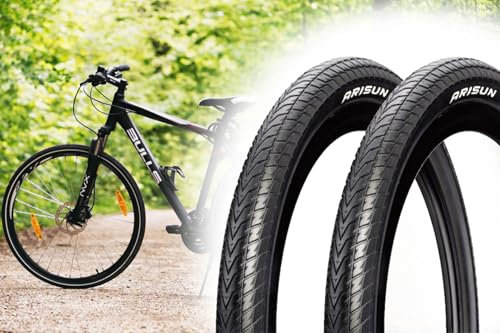 2 Fahrradreifen XLR8, 27.5 x 2.2 Zoll, 56-584 650-56B, Drahtreifen, Pannenschutz, mit Reflex für Touring, Stadtfahrrad, City Bike, Trekkingrad
