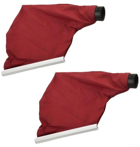 Sacchetto per la polvere in tessuto rosso e nero per levigatrice a nastro 9403 9401, pezzo di ricambio