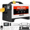 VELPAX Riscaldatore d'Aria Diesel all-in-One 8KW 12V 24V 220V riscaldatore d'Aria Diesel con silenziatore, LCD e Telecomando Riscaldamento rapido per Camper,Macchine,Camion,Barche,Autobus