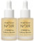 mellow NOIR XTREME Eye Caffeine Booster 2x 15ml - SOFORT AUFPOLSTERND – Augenserum mit Koffein für müde geschwollene Augen – gegen Augenringe und Tränensäcke - Vegan - Zertifizierte Naturkosmetik