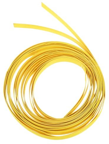 WEKAMOS 2 Rolls Natural Bamboo Weaving Strips Long Wide Lightweight Basket Craft Materials for DIY Handmade Vases Boxes Sieves and Wickerwork Projects