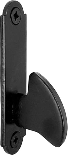 IRONTITE® Black Gate Latch Keeper Plate | Replacement Suffolk and Ring Latch Keep | Gate Catch Retainer Bracket