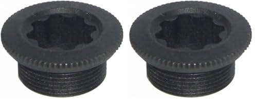 SHIMANO Hollowtech II-krg Vis de Fixation à manivelle Adulte Unisexe, Noir, Taille Unique (Lot de 2)