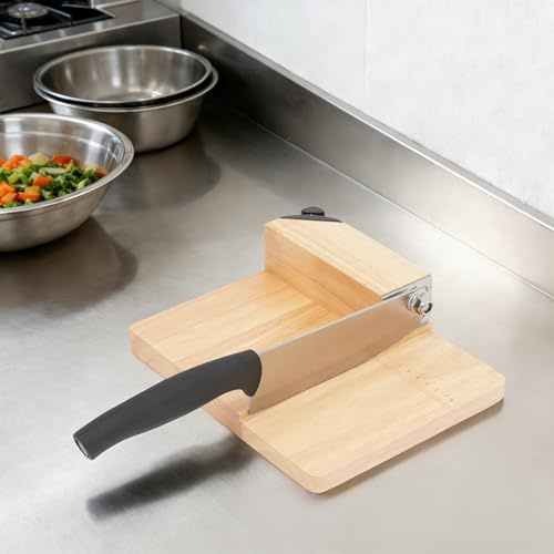 Guillotine Meat Slicer Manual Stainless Steel Bread Food Cutter with Scale