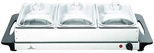 Kingavon BS100 Buffet Server, Stainless Steel, 2.365 liters, Silver