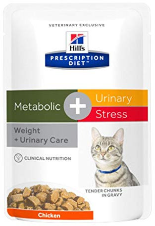 Hill´s Prescription Feline Metabolic + Urinary Frischebeutel, 12 x 85g