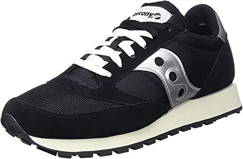 Saucony Jazz Original Vintage, Sneaker Uomo, Black Silver White, 44 EU