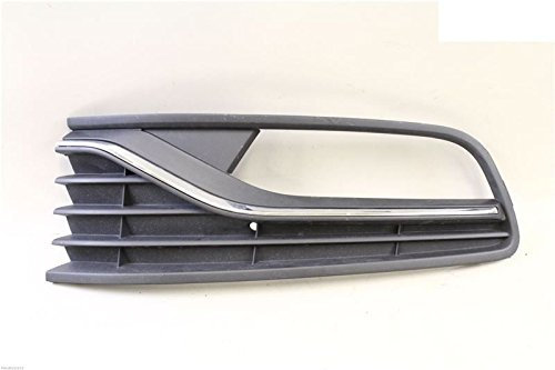 TVP Trade Vehicle Parts.co.uk Compatible With Front Bumper Fog Grille With Chrome Moulding Left N/S Polo 2014-2017