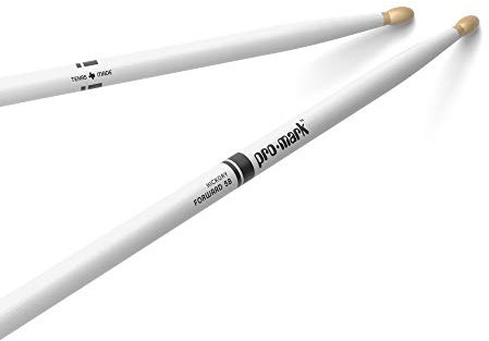 Promark FBH535AW Baguettes American Hickory Forward 7A Classic 5B Single Pair blanc