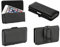 Supercase24 Quertasche für Cat B30 Case Handy Tasche Schutz Hülle Etui Cover Quer Gürtel Clip