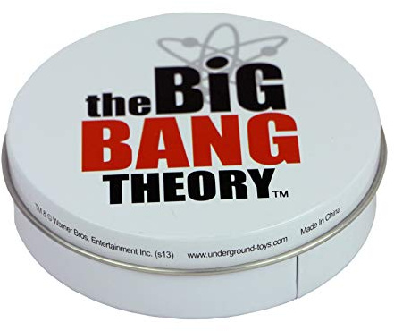 The Big Bang Theory Lot de 4 dessous de verre en métal avec motif chaton doux et bazinga inclus