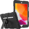 SEYMAC Case for iPad 9th 8th 7th Generation 10.2 inch with Pencil Holder/Built-in Stand, Protective Shockproof iPad 9th Gen Rubber Case 2021/2020/2019 - Black