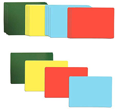 TUKA-i-AKUT 20st. Magnetschild 120 x 80mm, Magnetetiketten Magnetstreifen, Magnet Etikett für Lagerbeschriftung Kennzeichnung Whiteboards, Beschreibbar Abwischbar Zuschneidbar TKD9050-bunt-20x