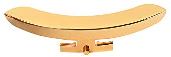 Alnicov Banjo Armrest Single-Leg Polished Banjo Armrest Zinc Alloy for Banjo Accessories Gold