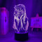 KJsdaADSA Anime 3D Lampada Junji Ito Collection Tomie per la decorazione della camera da letto Nightlight Compleanno Manga Junji Ito Collection Led Night Light 7 colori
