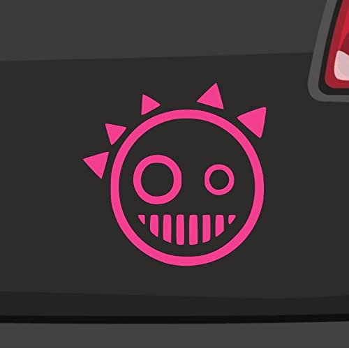 generisch Technohead Raver Sticker -6 GröÃŸen 21 Farben- EDM Crazy Grafik Musik House Freak